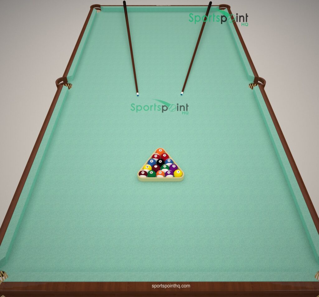 How to Rack an American Eight-Ball Table